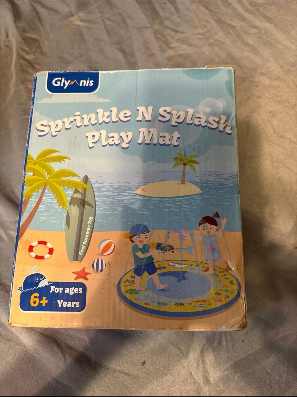 Kids Sprinkle N Splash Play Mat - Blue